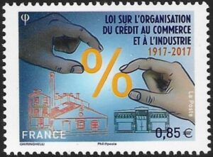 2017 France SG.6155 Centenary of Trade & Industry Credit Corporation Act. U/M (MNH)