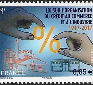 2017 France SG.6155 Centenary of Trade & Industry Credit Corporation Act. U/M (MNH)
