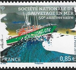 2017 France. SG.6202  50th Anniv. of National Rescue at Sea Society. U/M (MNH)