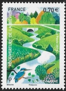 2016 France. SG.6074  Restoration and Re-opening of La Bievre River  - Val-de-Marne. U/M (MNH)