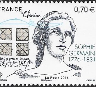 2016  France.  SG.5945  240th Birth Anniversay of Sophie Germain - mathematician. U/M (MNH)