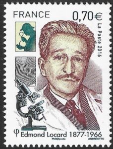 2016  France.  SG.5964  50th Death Anniversary of Edmond Locard.  U/M (MNH)