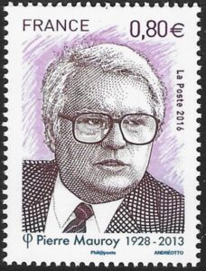 2016  France.  SG.6005  Pierre Mauroy  U/M  (MNH)