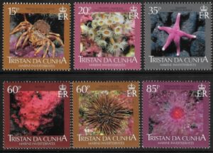 2007 Tristan da Cunha. SG.895-900 Marine Invertibrates. set 6 values U/M (MNH)