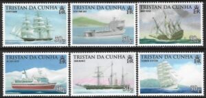 2009 Tristan da Cunha. SG.932-7 Seafaring and Exploration. set 6 values U/M (MNH