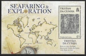 2009 Tristan da Cunha. MS.938 Seafaring and Exploration. mini sheet U/M (MNH)