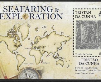 2009  Tristan da Cunha.  MS.938  Seafaring and Exploration. mini sheet  U/M (MNH)
