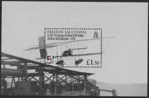 2009 Tristan da Cunha. MS.943 Centenary of Naval Aviation. mini sheet U/M (MNH)
