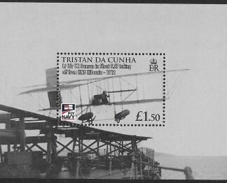 2009  Tristan da Cunha.  MS.943  Centenary of Naval Aviation.  mini sheet  U/M (MNH)