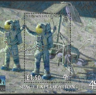 2009  Tristan da Cunha.  MS.949  International Year of Astonomy - 40th Anniv. of First Moon Landing. mini sheet U/M (MNH)