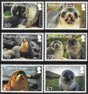 2017 Tristan da Cunha. SG.1199-204 Sub Antarctic Fur Seal. set 6 values U/M (MNH)