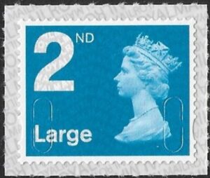 U3000 2nd Large bright blue 2B 'M17L' SBP T3 (type 2 inverted) DLR U/M (MNH)