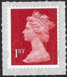 U2998 1st bright scarlet 'M17L' SBP T3 (type 2 inverted) DLR U/M (MNH