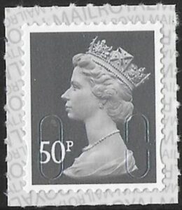 U2925  50p slate  2B  'M17L' SBP T2 L/s DLR  U/M (MNH)