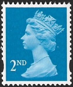 U3065 2nd bright blue CB 'MRIL' 'MA10' gravure DLR U/M (MNH)