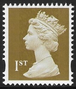 Unlisted 1st gold 2B 'MMIL' 'AM11' gravure Walsall U/M (MNH)