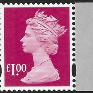 U3061   £1 magenta  2B  'M17'L  'MPIL'  gravure  DY21  ISP  U/M (MNH)