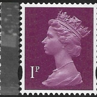 U3070  1p 2B crimson  'M13L'  'MPIL'  Walsall DY7 U/M (MNH)