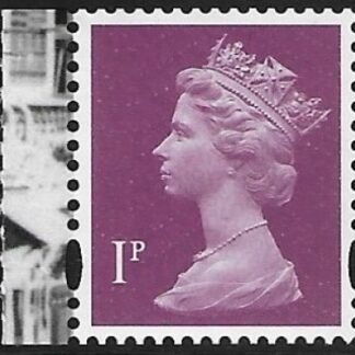 U3070 1p  2B grey purple 'M14L'  'MPIL'  DY12  ISP  U/M (MNH)