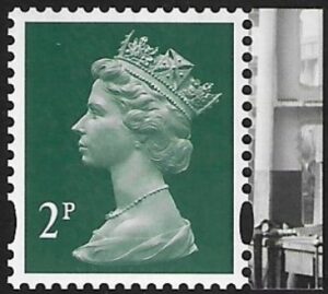 U3071   2p 2B deep green  'M13L'  'MPIL'  DY9 Enschedé U/M (MNH)
