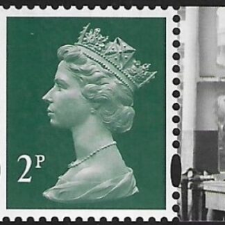 U3071   2p 2B deep green  'M13L'  'MPIL'  DY9 Enschedé U/M (MNH)