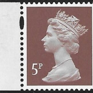 U3073   5p 2B  red-brown  'M13L'  'MPIL'  (security perf. @ side top)  DY8  Enschedé  U/M (MNH)