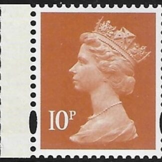 U3074  10p  2B dull orange  'M15L'  'MPIL'   DY14 ISP   U/M (MNH)