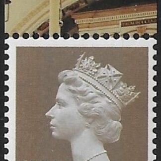 U3082   £1.00  2B  bistre brown  'M14L'  'MPIL'  DY10  Enschedé  (1) thinner value.  U/M (MNH)