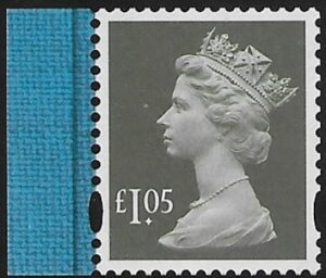 U3083  £1.05  2B  olive grey  'M16L'  'MPIL'  DY19  ISP (1)  U/M (MNH)