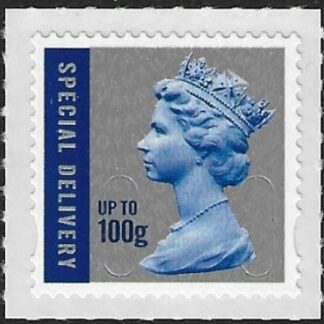 U3051 100gm blue & silver Special delivery MA10  DLR  U/M (MNH)