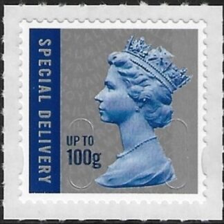 U3051  100gm blue & silver special delivery M15L   DLR U/M (MNH)