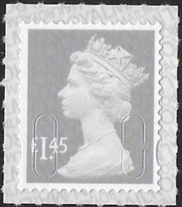 U2943   £1.45 lavender grey  M18L  SBP L/s  ISP  U/M (MNH)