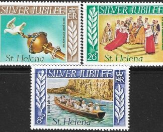1977 St Helena SG.332-4 Silver Jubilee set 3 values  unmounted mint (MNH)
