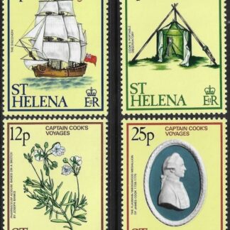 1979 St.Helena. SG.347-50  Bicentenary of Captain Cooks Voyages. set 4 values  U/M (MNH)