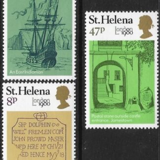 1980 St Helena. SG.362-4  London 1980 International Stamp Exhibition. set 3 values  U/M (MNH)