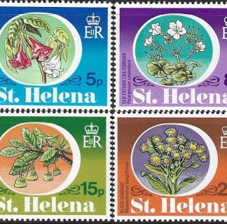 1981 St Helena. SG.369-72   Endemic Plants. set 4 values U/M (MNH)
