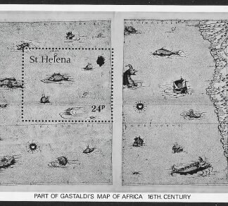 1981 St Helena. MS.377  Early Maps. Mini Sheet.  U/M (MNH)