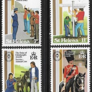 1981 St. Helena. SG.385-8  25th Anniv. Duke of Edinburgh Award Scheme. set 4 values  U/M (MNH)