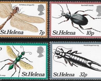 1981 St Helena.  SG.389-92 Insects. 1st series  set 4 values U/M (MNH)