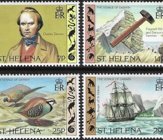 1982 St. Helena. SG.393-6  150th Anniv. of Charles Darwins Voyage. set 4 values U/M (MNH)