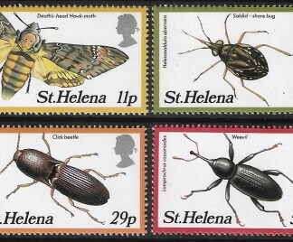 1983  St Helena. - SG.411-4 Insects  2nd series   set of 4 values U/M (MNH)