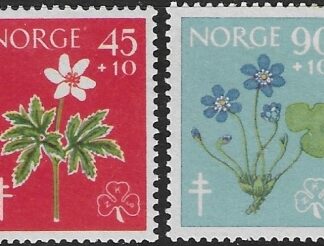 1960 Norway. SG.495-6  Tuberculosis Relief Funds. set 2 values U/M (MNH)
