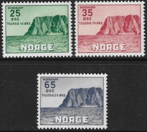 1957 Norway. SG.464-6 Norwegian Tourist Association Fund. set 3 values U/M (MNH)