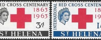 1963  St Helena. SG.191-2 Red Cross Centenary. set 2 values U/M (MNH)