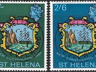 1967 St Helena. SG.212-3  New Constitution. set 2 values U/M (MNH