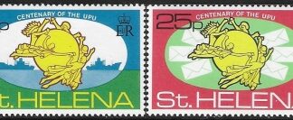 1974  St Helena.  SG.301-2  Centenary of UPU.  set 2 values U/M (MNH)