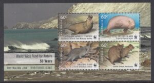 2012 Australian Antarctic Territories MS.213 50th Anniversary of Worldwide Fund For Nature.(Formerly WWF) mini sheet U/M (MNH)