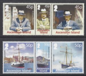 2012 Ascension Island SG1139-44 Shackleton-Rowlett Expedition 1921-2 Set 6 values U/M (MNH)