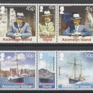 2012 Ascension Island SG1139-44 Shackleton-Rowlett Expedition 1921-2 Set  6 values U/M (MNH)