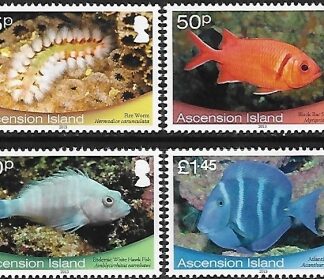 2013 Ascension Island SG1182-5 Shallow Marine Surveys Group Set 4 Values U/M (MNH)